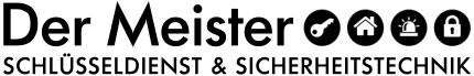 Der Meister Logo in groß und schwarz